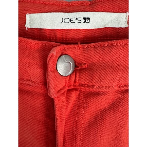 Joes Womens Grenadine Red Denim Shorts Size 30 NWT Cotton 5-Pocket Design - Picture 5 of 13